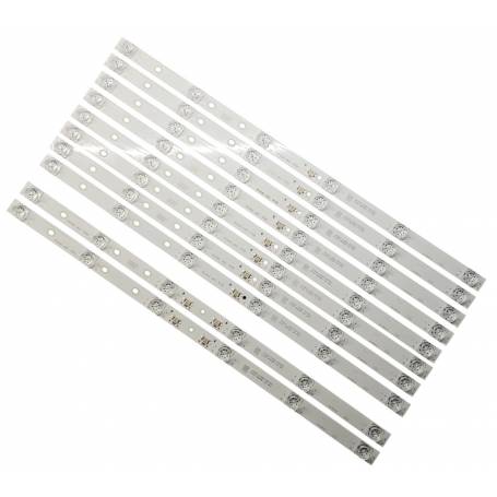 Kit de barras para tv TCL 50C715X1 YHE-4C-LB5006-YH15J YHF-4C-LB5006-YH16J TCL-50C715-3030FC BRANCO