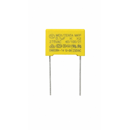 CONDENSADOR POLIPROPILENO 275VAC 104K 0.1uF
