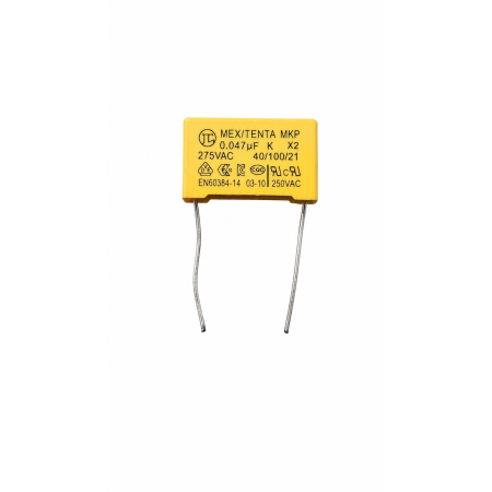 CONDENSADOR POLIPROPILENO 275VAC 474K 0.047uF