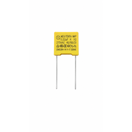 CONDENSADOR POLIPROPILENO 275VAC 224K 0.22uF