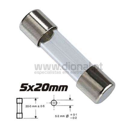 FUSÍVEL 5X20MM FUSÃO RÁPIDA 0.5A