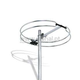 ANTENA FM CIRCULAR POLARIDADE HORIZONTAL CONECTOR F