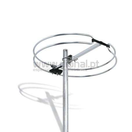 ANTENA FM CIRCULAR, POLARIDADE HORIZONTAL, CONECTOR F