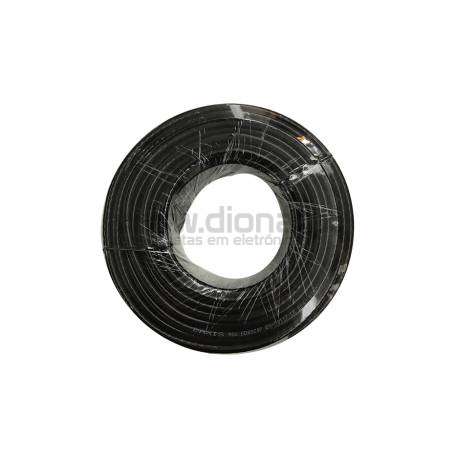 CABO COAXIAL RG6 PRETO - 25 MTS DAXIS