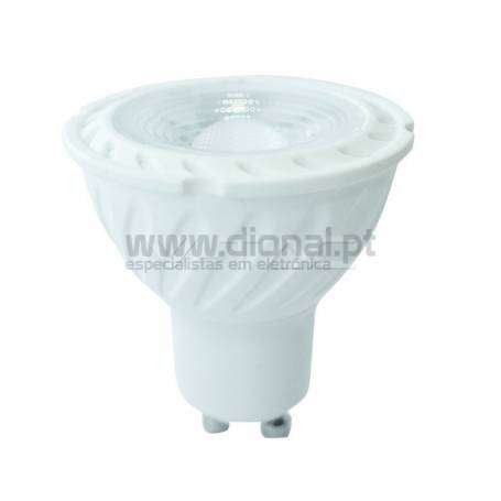 LÂMPADA LED GU10 6.5W 60W 6400K 480LM 110º CHIP SAMSUNG