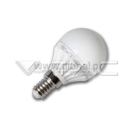 LÂMPADA LED E14 4W 30W LUZ FRIA 320LM P45 GOLFBALL