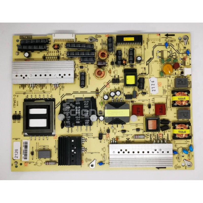 Carte Alimentation Pour TV Sharp LC-40LE510E - Référence 20555233 / 17PW07-2 - Occasion Bon état