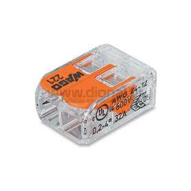Ligador Rápido Para 2 Cabos De 0.2 A 4mm 450V 32A