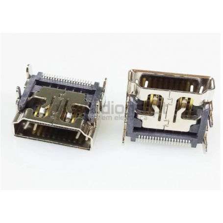 CONECTOR HDMI FÊMEA 19 PINOS