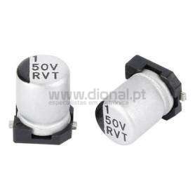 CONDENSADOR ELECTROLITICO ALUMINIO SMD 1UF 50V