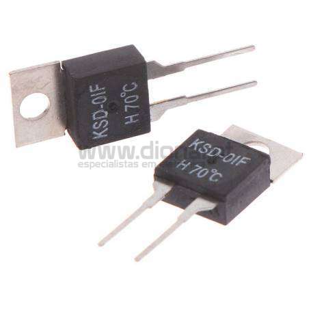 SENSOR DE TEMPERATURA KSD-01F 70ºC