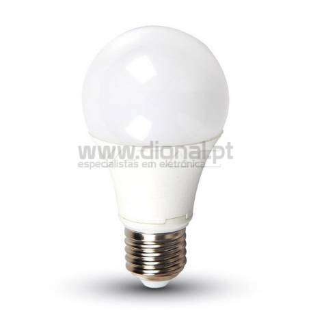 LÂMPADA LED E27 9W 60W LUZ NATURAL 806LM A60 ALLROUND