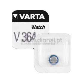 Pilha Varta Relojoaria V364, SR621SW, AG1 - 1,55V