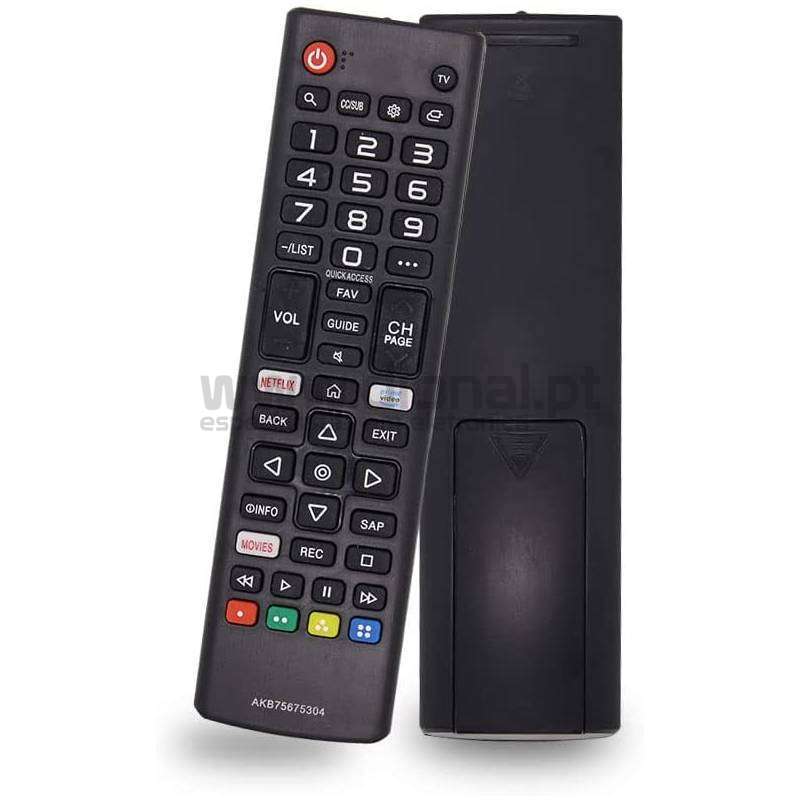 Comando compatível LG,COMANDO TV LED LG AKB75675311, AKB75675301