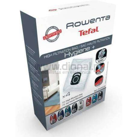 Sacos de Aspirador ROWENTA Hygiene+ X-TREM POWER RO39PE3 (4 unidades)