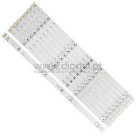 Barras de led para TV THOMSON 55UC6006S 55HR330M04A5 55HR330M04B5 LB5504-YH12J