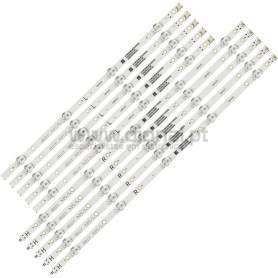 Tiras de led para TV Philips 49PUS6262 49PUS6412 49PUS6162 49PUS7503 49PUS7505 49PUS7503 LB49023 V0 LB49023 V1