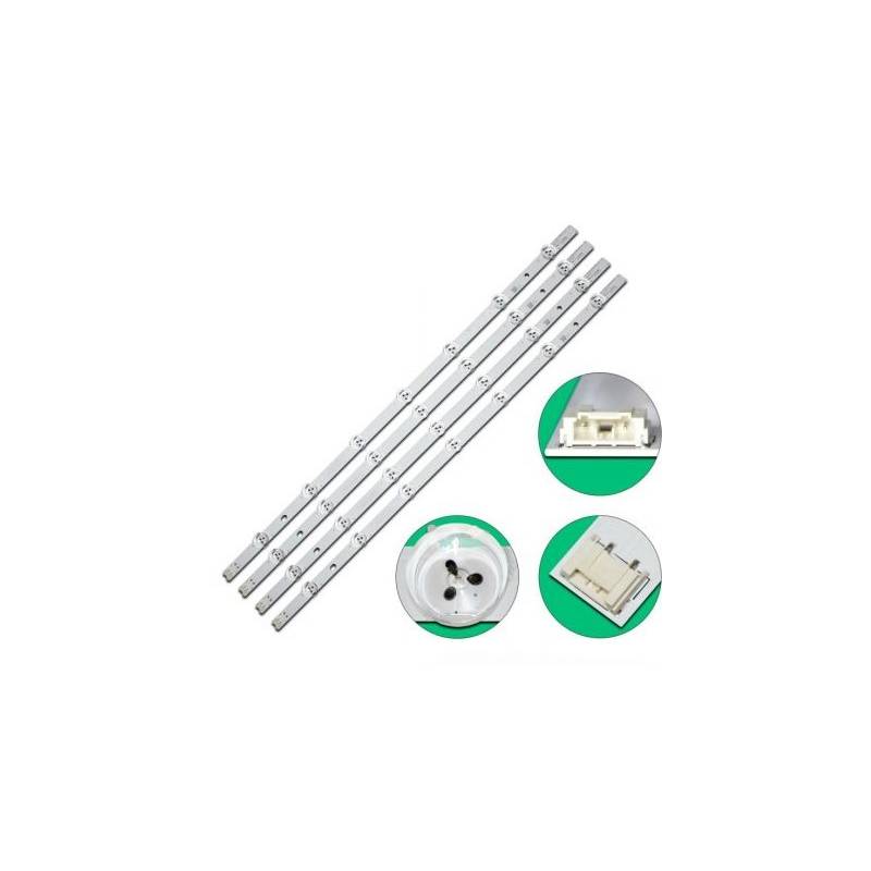 2 Barre LED Per Lg Innotek 32" NDV REV0.0 TIS-4A 94V-0 Vestel - Foto 6