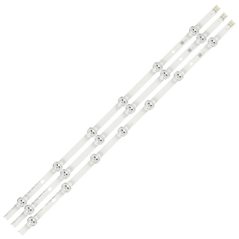 Bandelettes LED De Rétro-éclairage Pour Téléviseur LG 32 Pouces (modèles 32LN540B, 32LN5707, Etc.) - Lot De 3 Bandes - 3