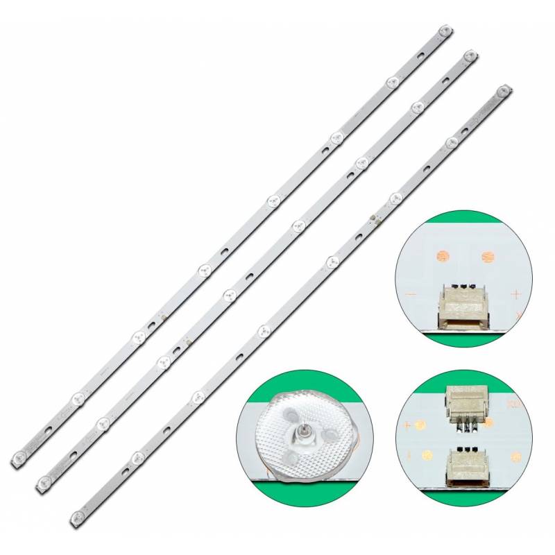 Bande De Rétro éclairage LED, 8 Lampes Pour JS D JP395DM A81EC B82EC - Foto 3