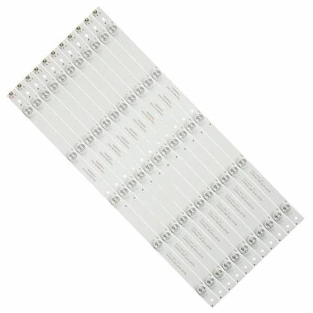 KIT TIRA LED TV HISENSE SVH500A24 5 LED REV06 HD500DF-B53 50D36PN LEDN50D36P  LED50K188 LED50K220 LED50EC290N LED50H168