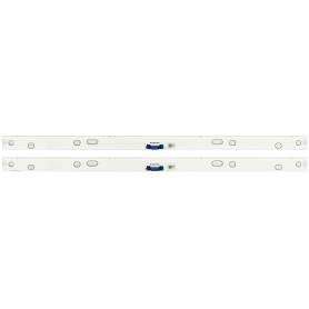 Fita de LED para TV SAMSUNG 49 EDGE conjunto com 2 peças Q6-49inch-3ch-60Ea BN96-46466A