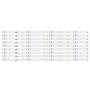 Barras De Led para TV TCL 303TC550035  4C-LB550T-XR5  TCL55D04-ZC23AG-03