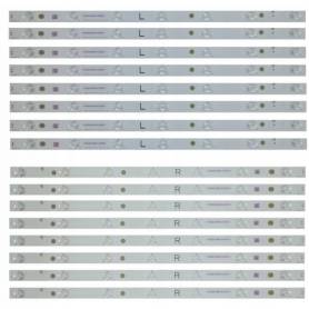 Fitas de led tv PANASONIC TB5509M V0 TB5509M V1 CX-55S0VEOM CX-55S0VEON TX55DS500B TX55DS500E TX55DX600E TX55DX600