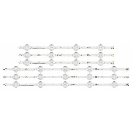 Barras de Led para TV Grundig 49VLX7850 49GDU7500B  49GUB7066 Arcelik 49 clarityWCE60601-AB WCK60601-AB