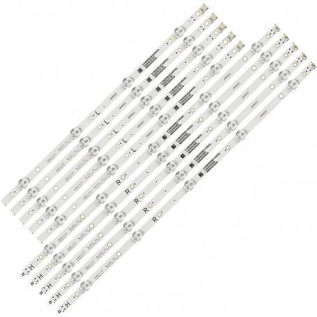 Tiras de led para TV Philips 49PUS6262 49PUS6412 49PUS6162 49PUS7503 49PUS7505 49PUS7503 LB49023 V0 LB49023 V1