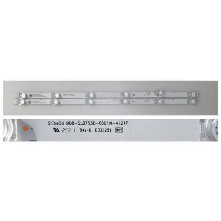 Faixa de luz de fundo LED para TV LG 28TN515S-PZ 28TN515S 28TN515S-PZ TV ShineOn M08-SL27530-0601N-4121P