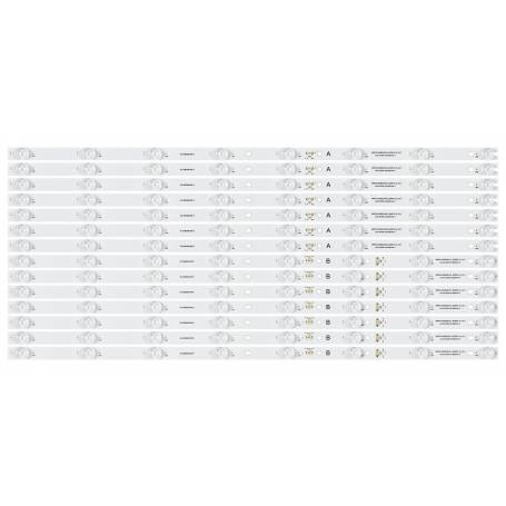 Fitas de luz de fundo LED para TV tcl 65C715X1 65C715 65C78 6510 65Q7D 65N5 4C-LB6508-ZM19 MPEG GIC65LB101_3030F2.1D_V0.7