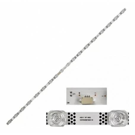 Faixa de luz de fundo LED para TV TCL 43 conjunto 1pcs TCL 43P635 43S451 43P639 43S455 43S453  43HR330M18A0 V4