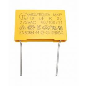 CONDENSADOR POLIPROPILENO  275VAC 105K 1uF